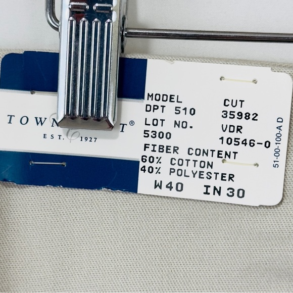 Men’s Stone Gray Town craft Straight Leg Wrinkle Free Elastic Side Pant … - Picture 5 of 6